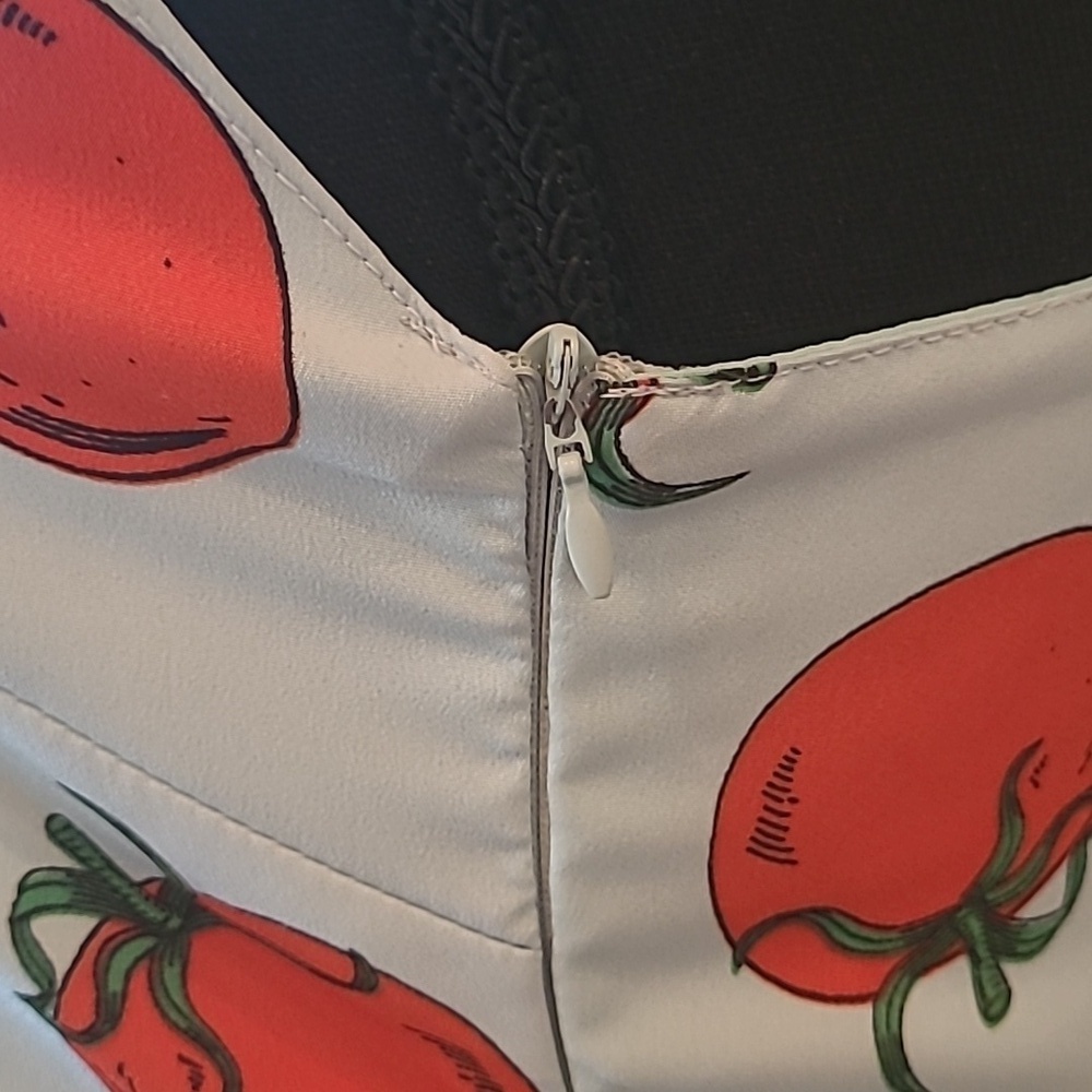 COMPAÑIA FANTASTICA Tomato Collection Lined Sundress, Designed in Spain - Picture 10 of 16